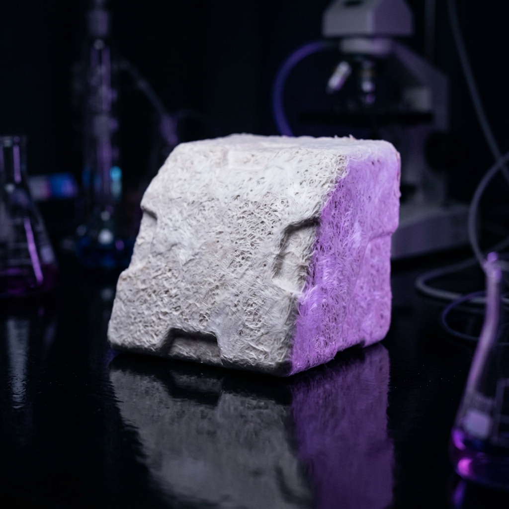 Mycelium composite packaging material